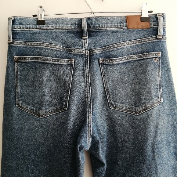 Madewell Roadtripper Slim Boyjeans in Aylesbury Wash Comfort Denim Ankle 29 (8) - Picture 6 of 16
